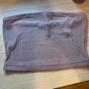 Forever21 ribbed pink tube top with sparkles (S)